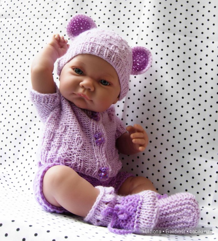 Магия сиреневого. Новые вязалочки для хуанчиков.Куклы от Antonio Juan | Бэйбики Магия сиреневого. Новые вязалочки для хуанчиков.Куклы от Antonio Juan