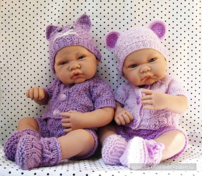 Магия сиреневого. Новые вязалочки для хуанчиков.Куклы от Antonio Juan | Бэйбики Магия сиреневого. Новые вязалочки для хуанчиков.Куклы от Antonio Juan