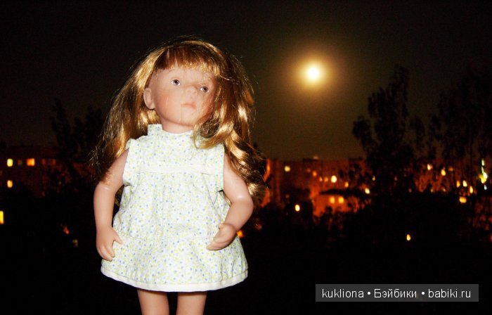 Как Наташа с луной играла. Кукла Наташа Minouche от Sylvia Natterer (фото 7)