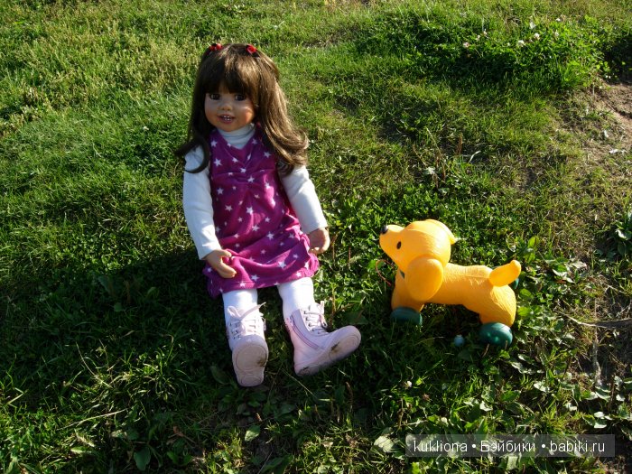 Осенняя прогулка Виктории Дмитриевны. Кукла Tori от Monika Peter-Leicht