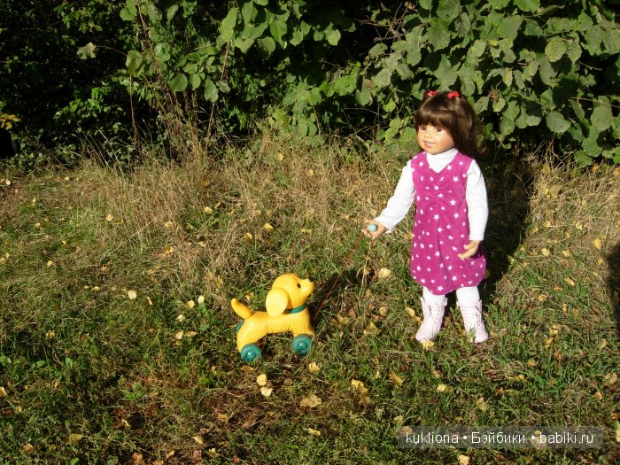 Осенняя прогулка Виктории Дмитриевны. Кукла Tori от Monika Peter-Leicht