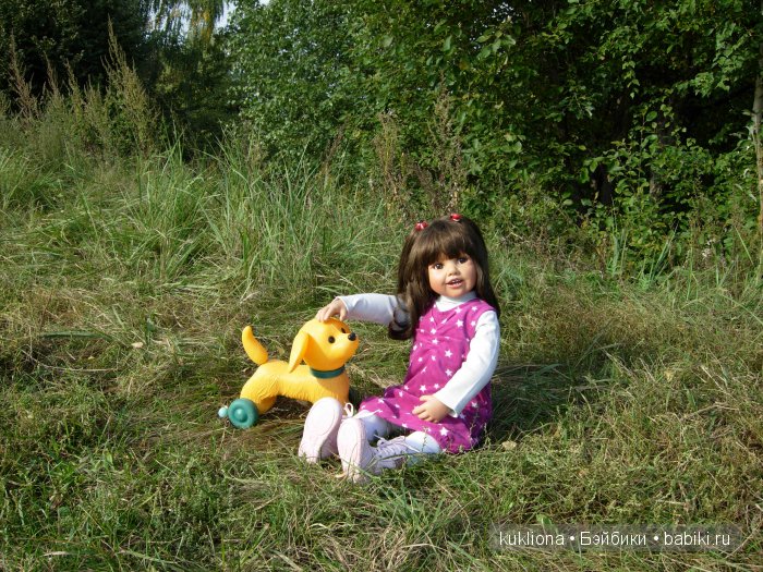 Осенняя прогулка Виктории Дмитриевны. Кукла Tori от Monika Peter-Leicht