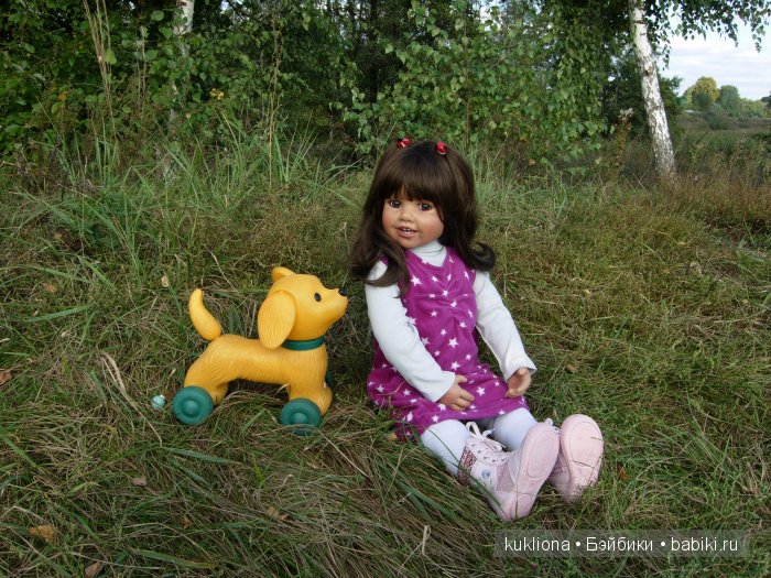 Осенняя прогулка Виктории Дмитриевны. Кукла Tori от Monika Peter-Leicht