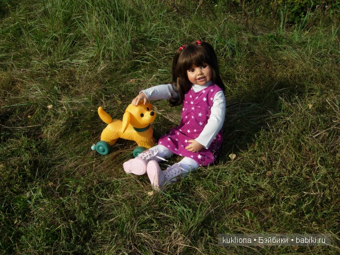 Осенняя прогулка Виктории Дмитриевны. Кукла Tori от Monika Peter-Leicht