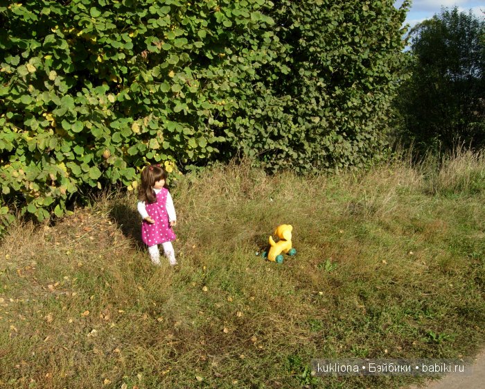 Осенняя прогулка Виктории Дмитриевны. Кукла Tori от Monika Peter-Leicht