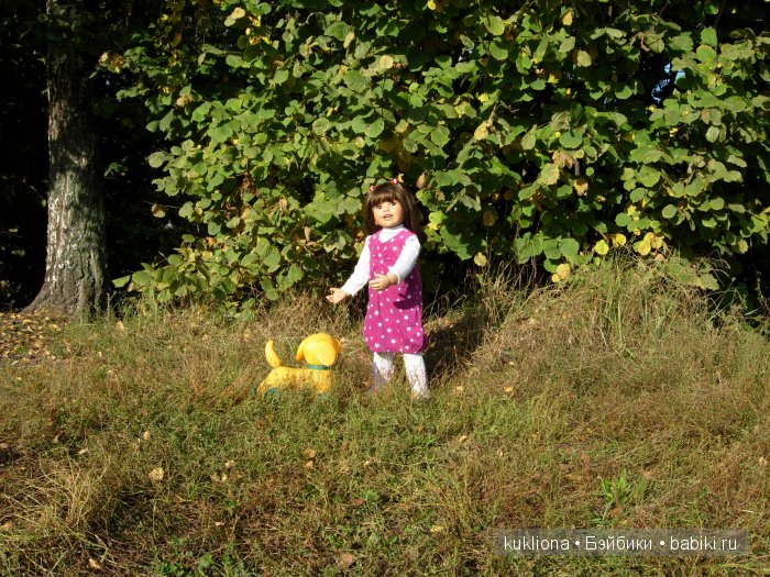 Осенняя прогулка Виктории Дмитриевны. Кукла Tori от Monika Peter-Leicht (фото 9)