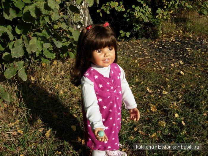 Осенняя прогулка Виктории Дмитриевны. Кукла Tori от Monika Peter-Leicht (фото 3)
