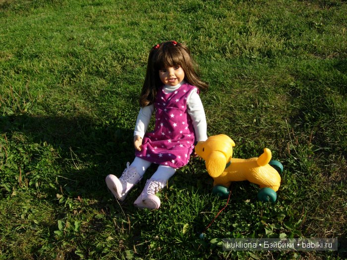 Осенняя прогулка Виктории Дмитриевны. Кукла Tori от Monika Peter-Leicht