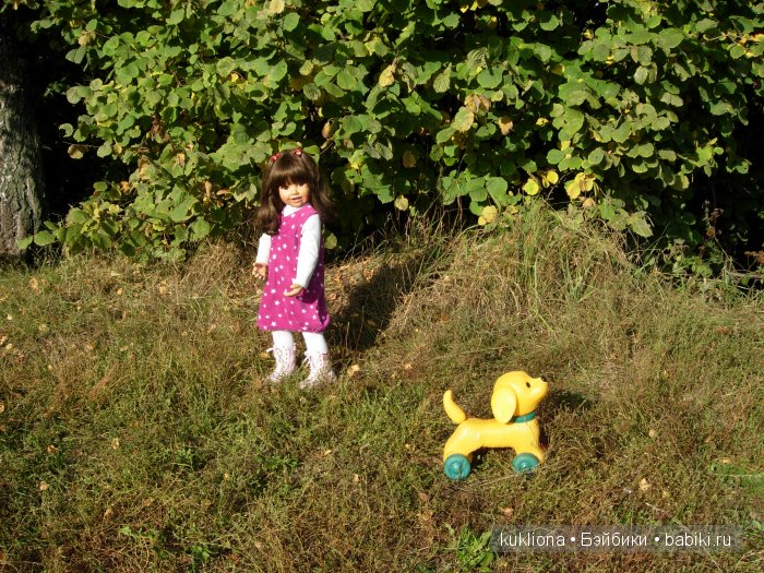 Осенняя прогулка Виктории Дмитриевны. Кукла Tori от Monika Peter-Leicht (фото 10)
