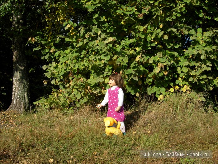Осенняя прогулка Виктории Дмитриевны. Кукла Tori от Monika Peter-Leicht (фото 8)