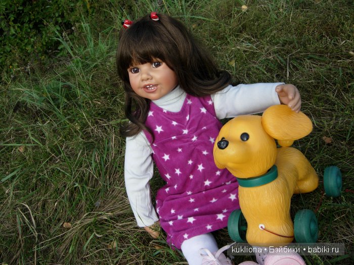 Осенняя прогулка Виктории Дмитриевны. Кукла Tori от Monika Peter-Leicht