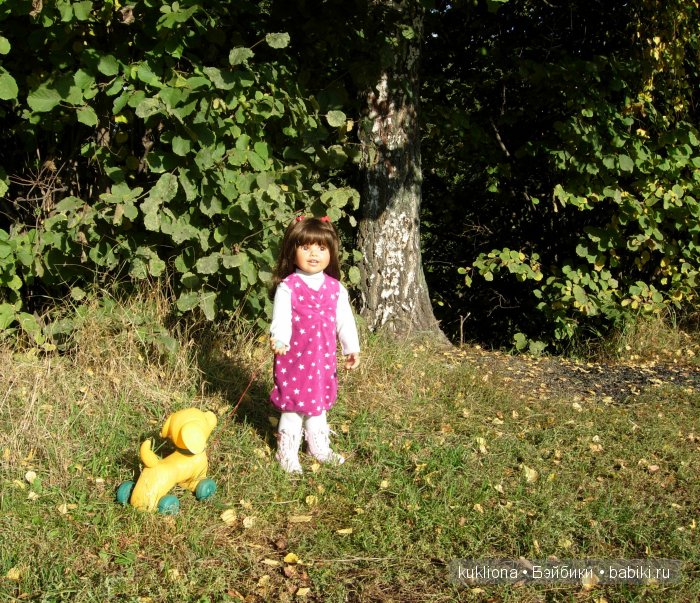 Осенняя прогулка Виктории Дмитриевны. Кукла Tori от Monika Peter-Leicht (фото 2)