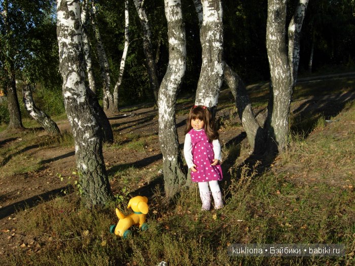 Осенняя прогулка Виктории Дмитриевны. Кукла Tori от Monika Peter-Leicht