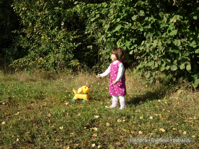 Осенняя прогулка Виктории Дмитриевны. Кукла Tori от Monika Peter-Leicht (фото 6)
