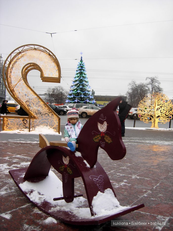 Путешествие в Рождество 2015-16 с Марейкой. Прогулка по Тверскому бульвару
