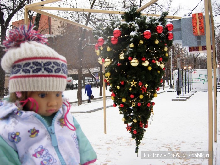 Путешествие в Рождество 2015-16 с Марейкой. Прогулка по Тверскому бульвару