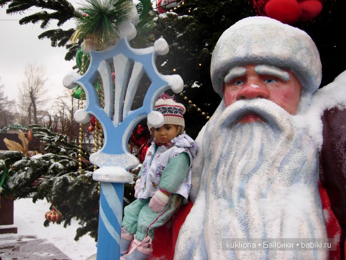 Путешествие в Рождество 2015-16 с Марейкой. Прогулка по Тверскому бульвару