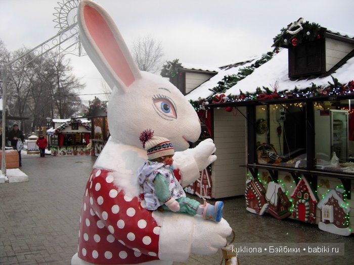 Путешествие в Рождество 2015-16 с Марейкой. Прогулка по Тверскому бульвару