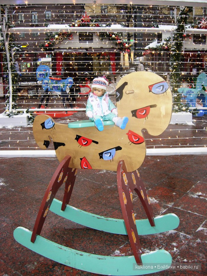 Путешествие в Рождество 2015-16 с Марейкой. Прогулка по Тверскому бульвару