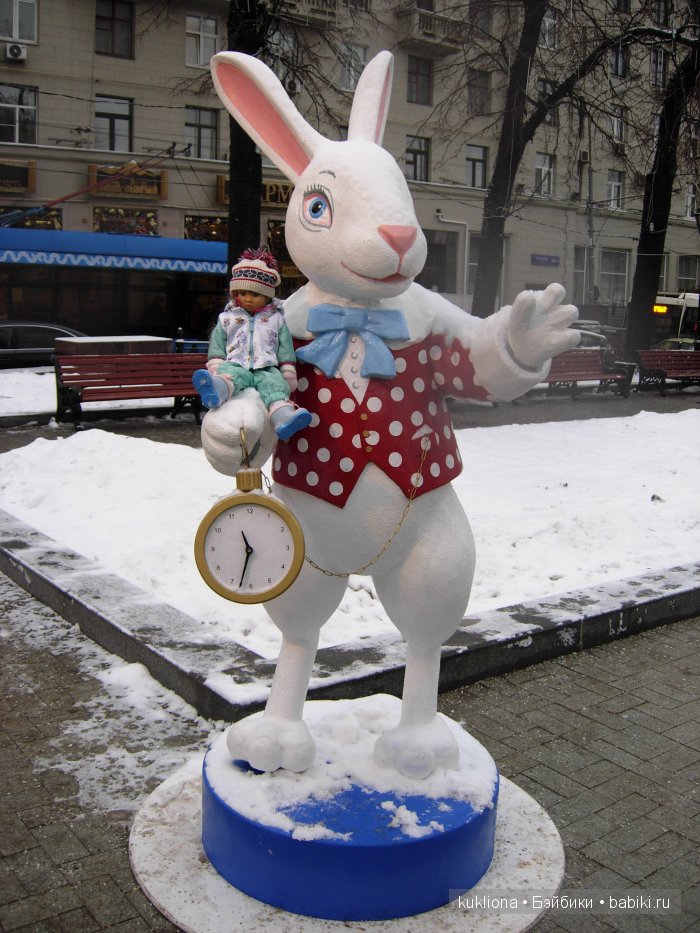 Путешествие в Рождество 2015-16 с Марейкой. Прогулка по Тверскому бульвару