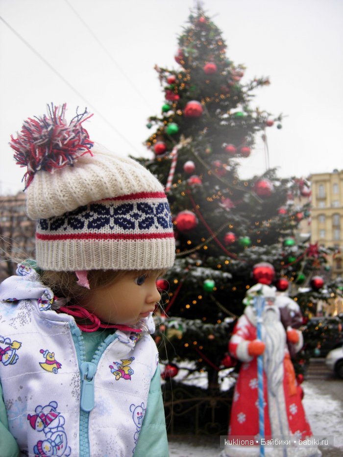 Путешествие в Рождество 2015-16 с Марейкой. Прогулка по Тверскому бульвару