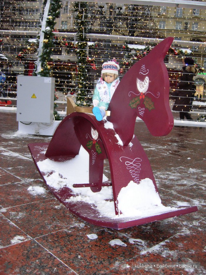 Путешествие в Рождество 2015-16 с Марейкой. Прогулка по Тверскому бульвару