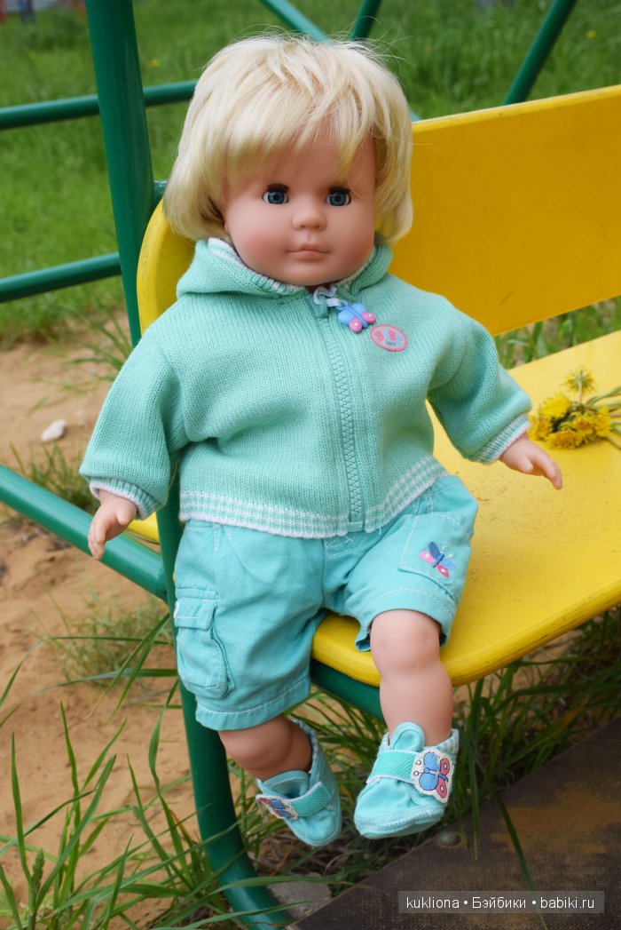 Натуральный блондин! Кукла Петерле от знаменитого Schildkröt. Черепашка | Бэйбики Натуральный блондин! Кукла Петерле от знаменитого Schildkröt. Черепашка