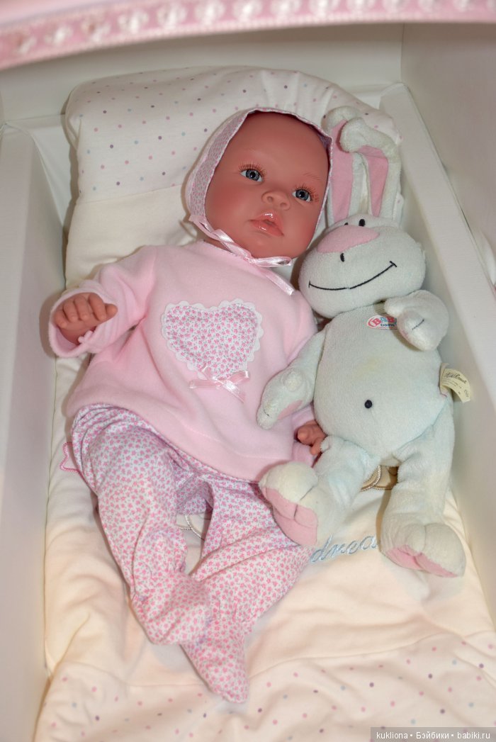 Кукла-пупс Лео в розовом комплекте от испанского ASI