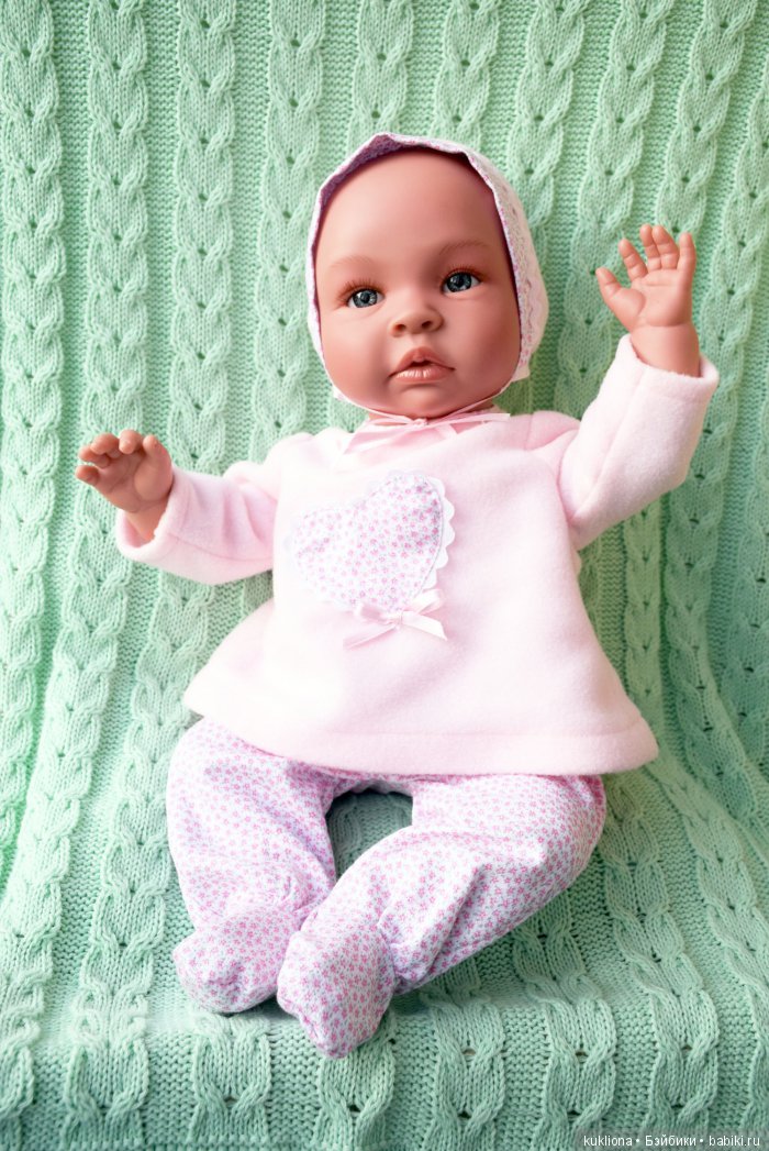 Кукла-пупс Лео в розовом комплекте от испанского ASI