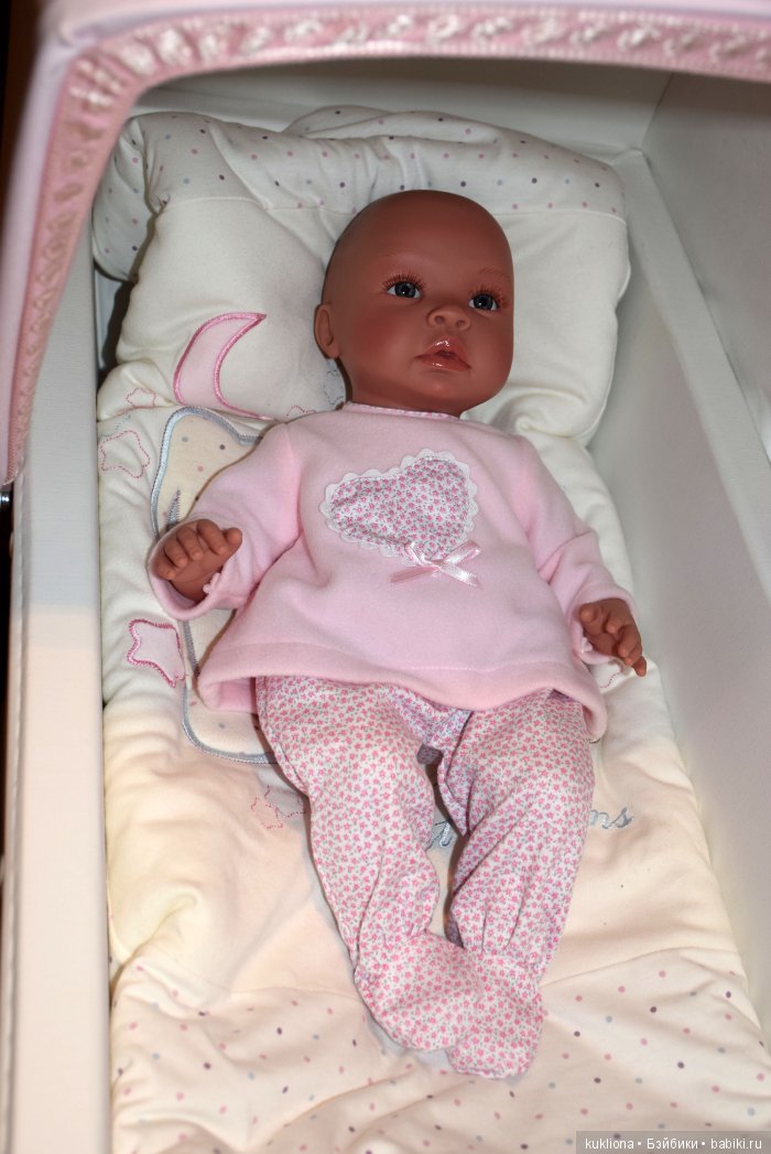 Кукла-пупс Лео в розовом комплекте от испанского ASI