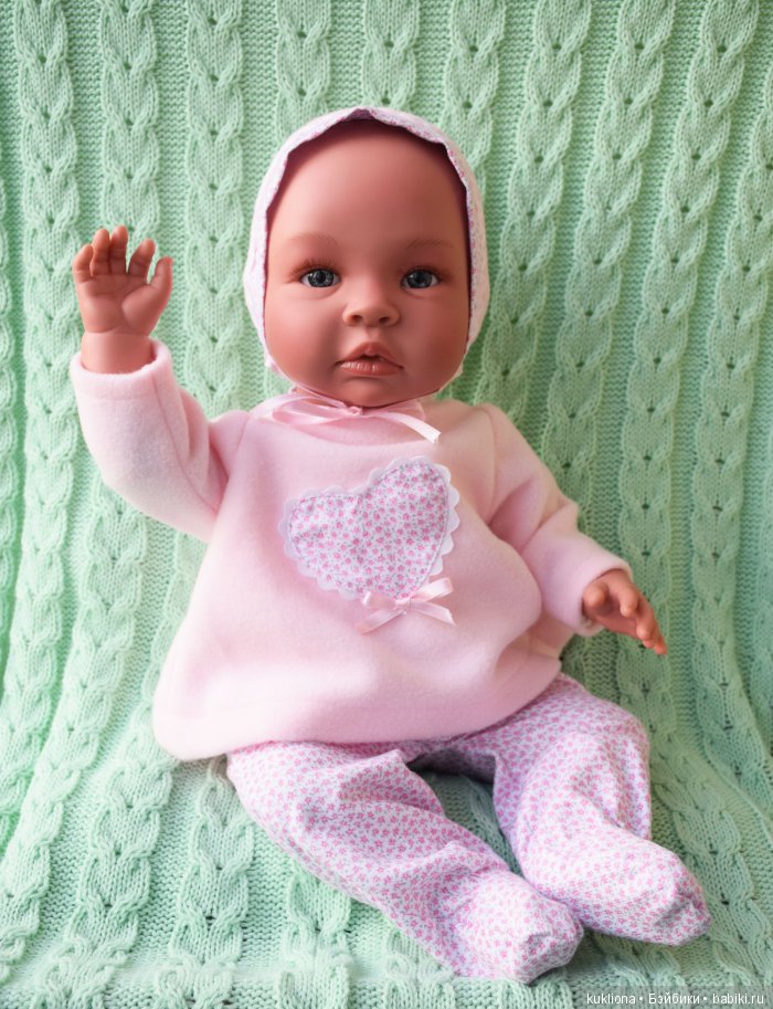 Кукла-пупс Лео в розовом комплекте от испанского ASI