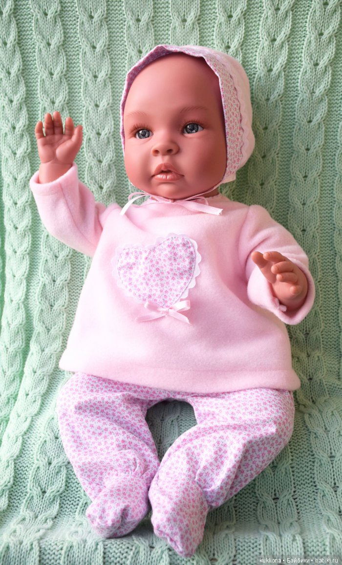Кукла-пупс Лео в розовом комплекте от испанского ASI