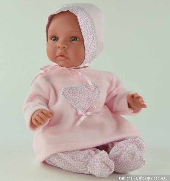 Кукла-пупс Лео в розовом комплекте от испанского ASI