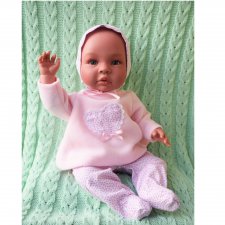 Кукла-пупс Лео в розовом комплекте от испанского ASI