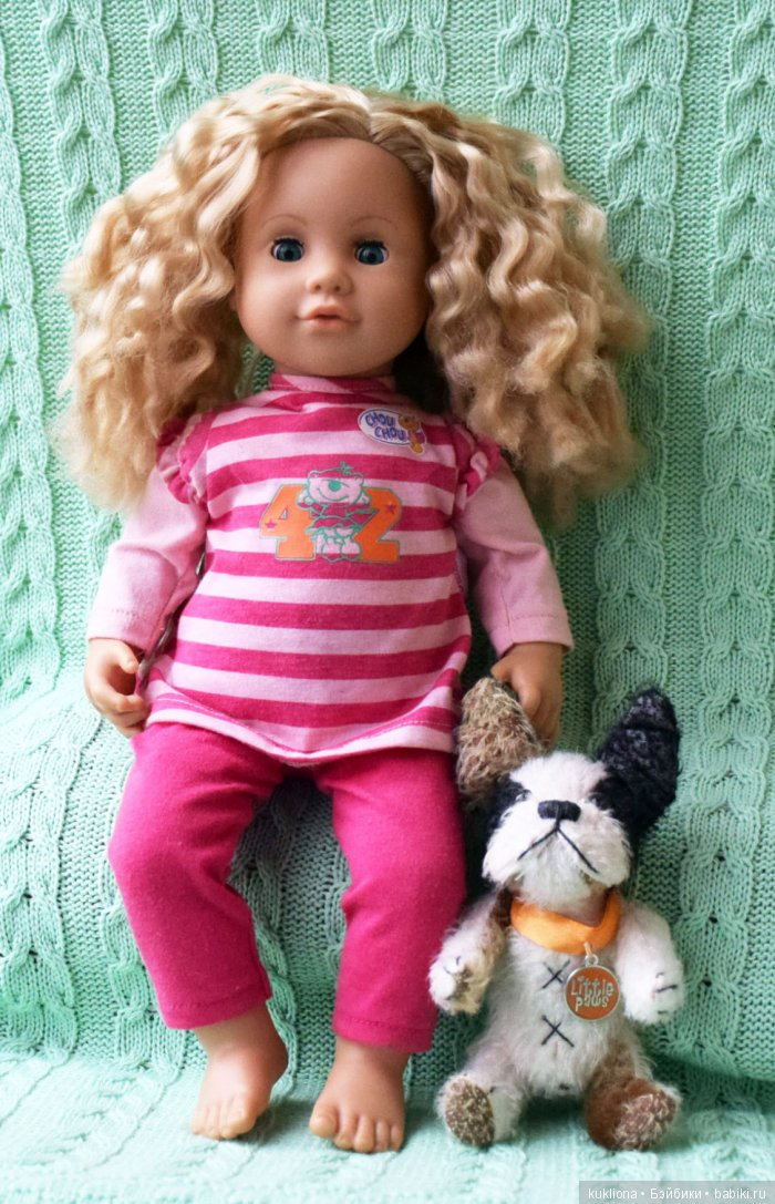Кукла Шу Шу New Little каталога 2007 года -девочка с длинными волосами. Chou Chou Zapf creation (фото 7)
