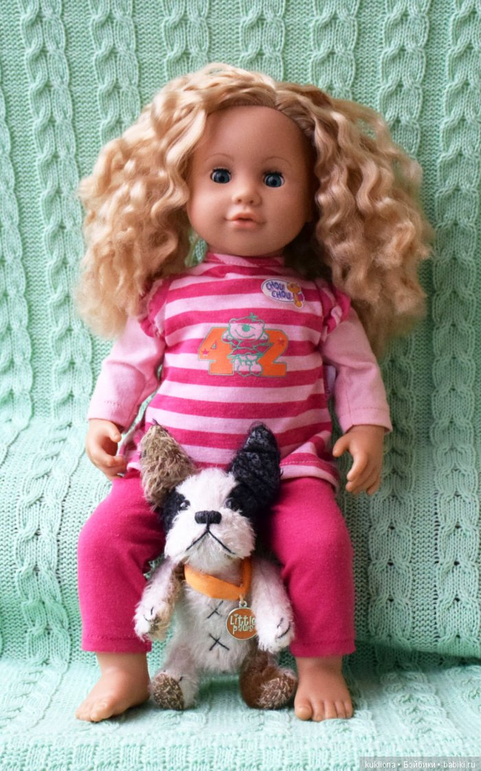 Кукла Шу Шу New Little каталога 2007 года -девочка с длинными волосами. Chou Chou Zapf creation (фото 8)