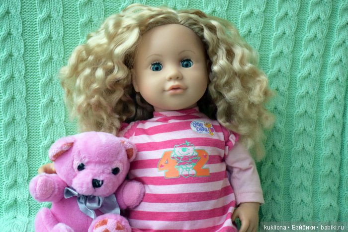 Кукла Шу Шу New Little каталога 2007 года -девочка с длинными волосами. Chou Chou Zapf creation (фото 5)