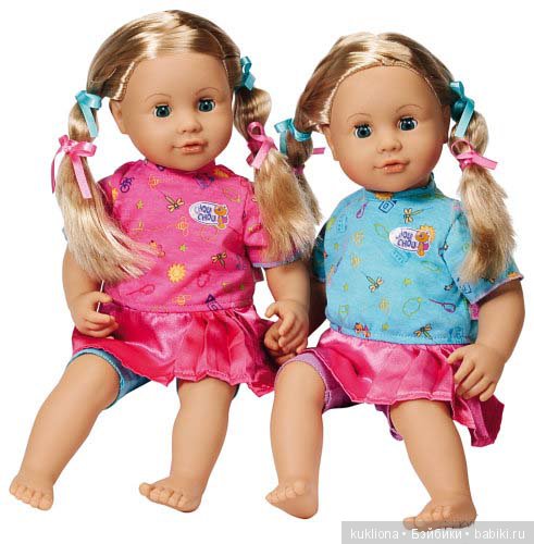 Кукла Шу Шу New Little каталога 2007 года -девочка с длинными волосами. Chou Chou Zapf creation (фото 2)