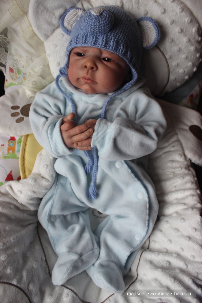 Малыши реборн Матвей, Егор и "отреборненный" ёжик