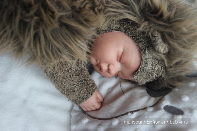 Малыши реборн Матвей, Егор и "отреборненный" ёжик