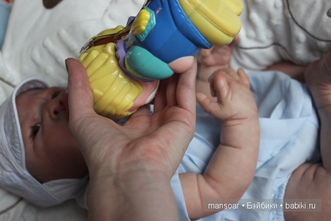 Малыши реборн Матвей, Егор и "отреборненный" ёжик