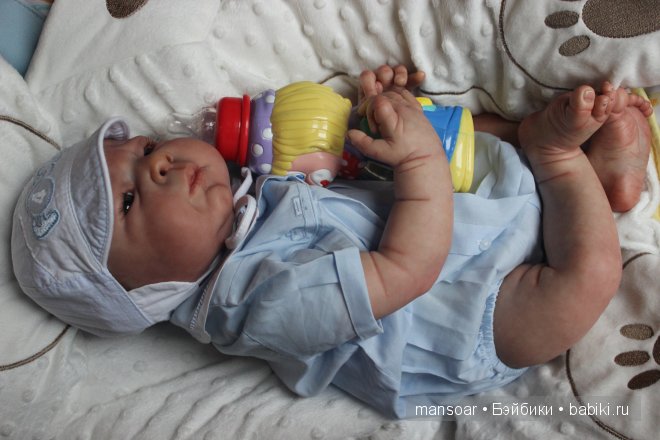 Малыши реборн Матвей, Егор и "отреборненный" ёжик