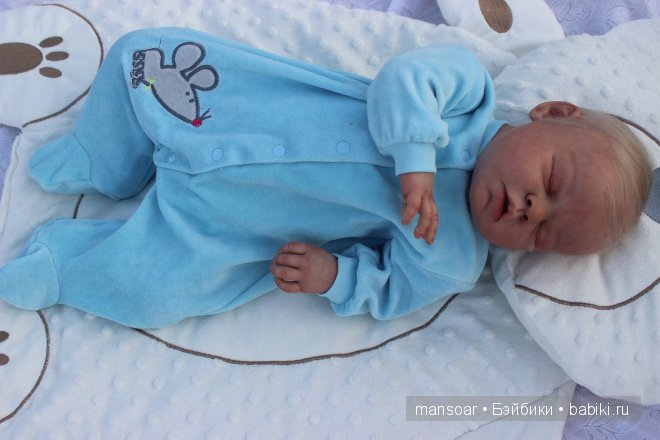 Малыши реборн Матвей, Егор и "отреборненный" ёжик (фото 2)