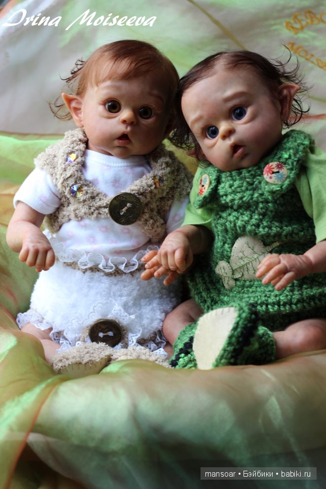 Эльфики реборн Митрошка и Матрёна (фото 7)