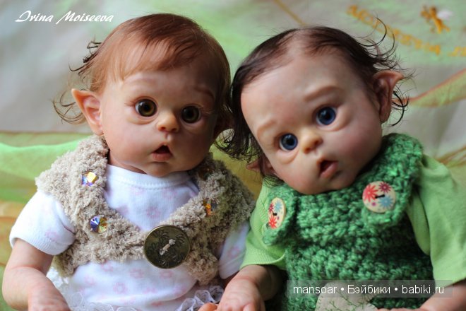 Эльфики реборн Митрошка и Матрёна (фото 6)