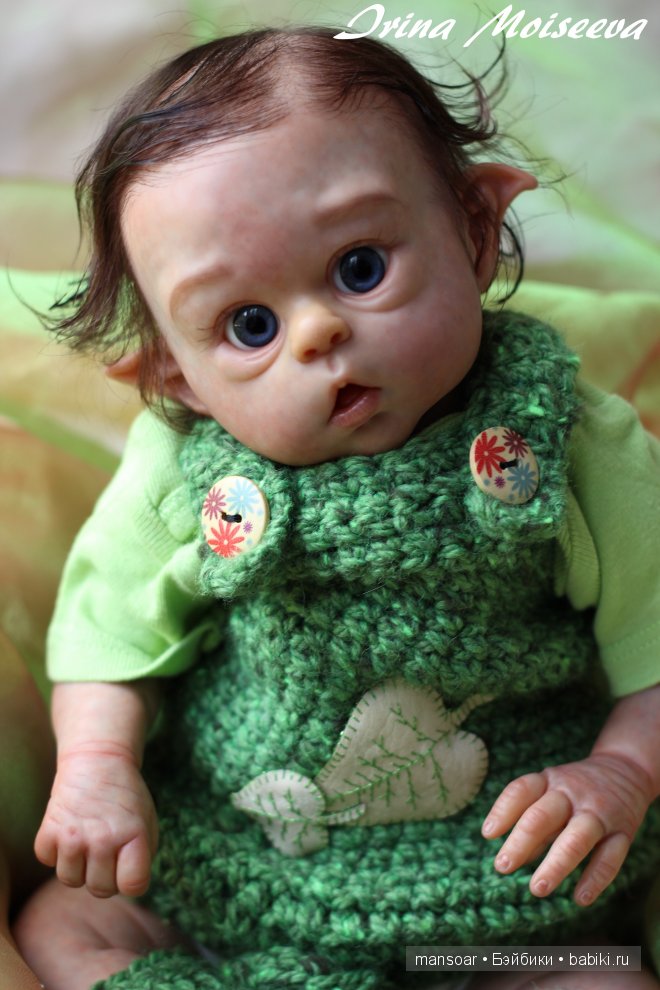 Эльфики реборн Митрошка и Матрёна