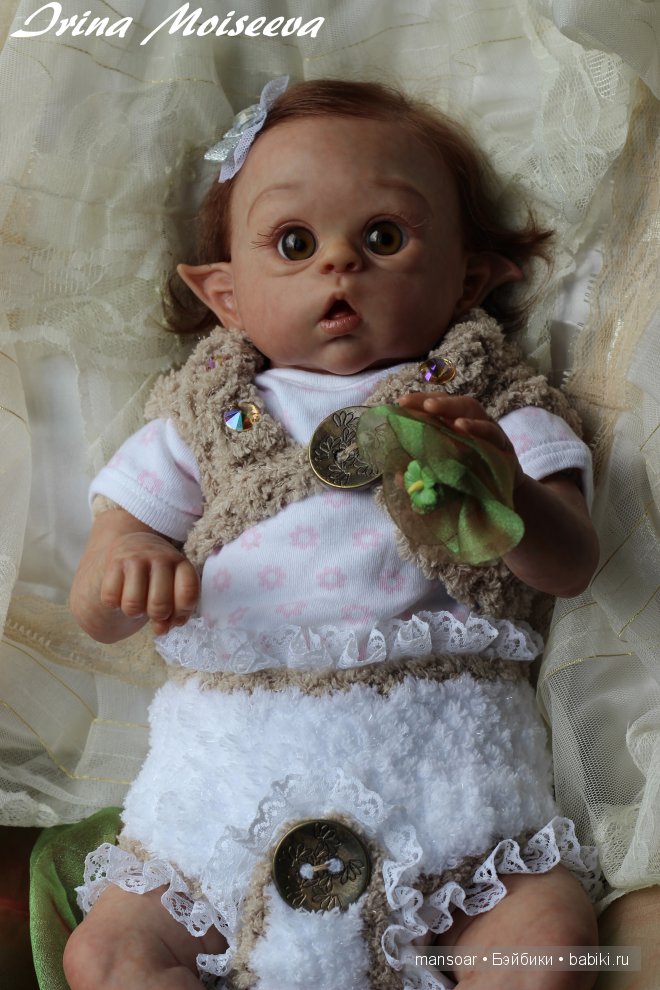 Эльфики реборн Митрошка и Матрёна