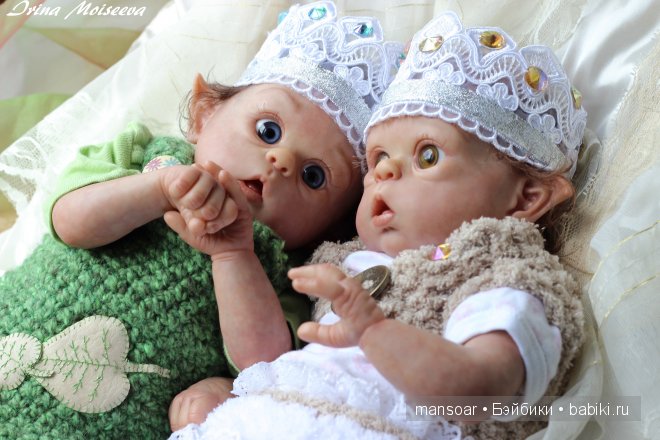 Эльфики реборн Митрошка и Матрёна