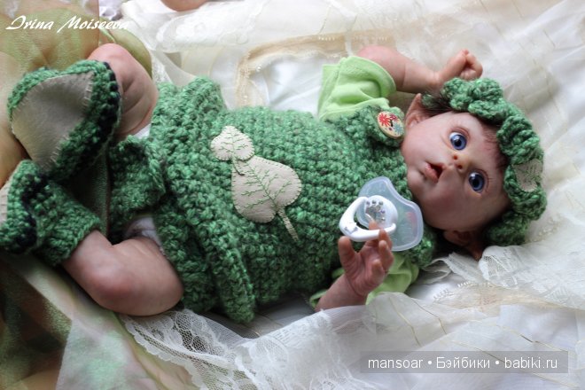 Эльфики реборн Митрошка и Матрёна