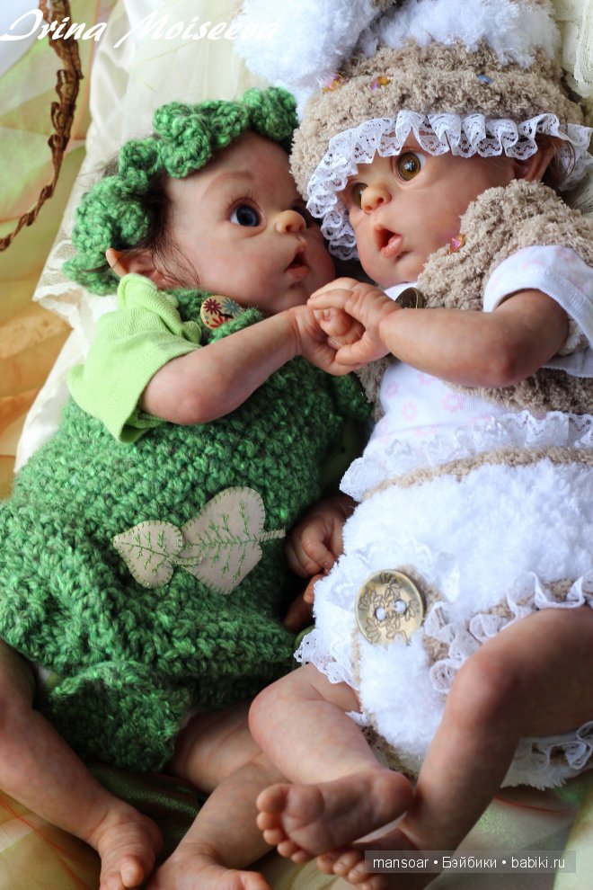 Эльфики реборн Митрошка и Матрёна